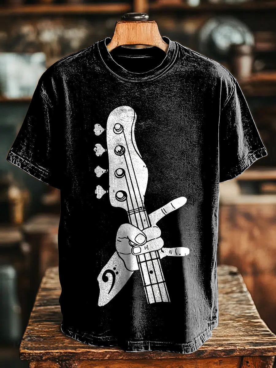 Guitar Hobby Decorative Pattern T-shirt