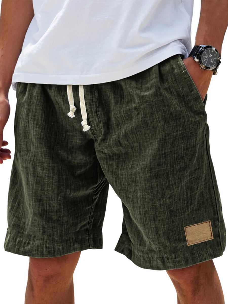 Men's Casual Linen Loose Vintage Shorts