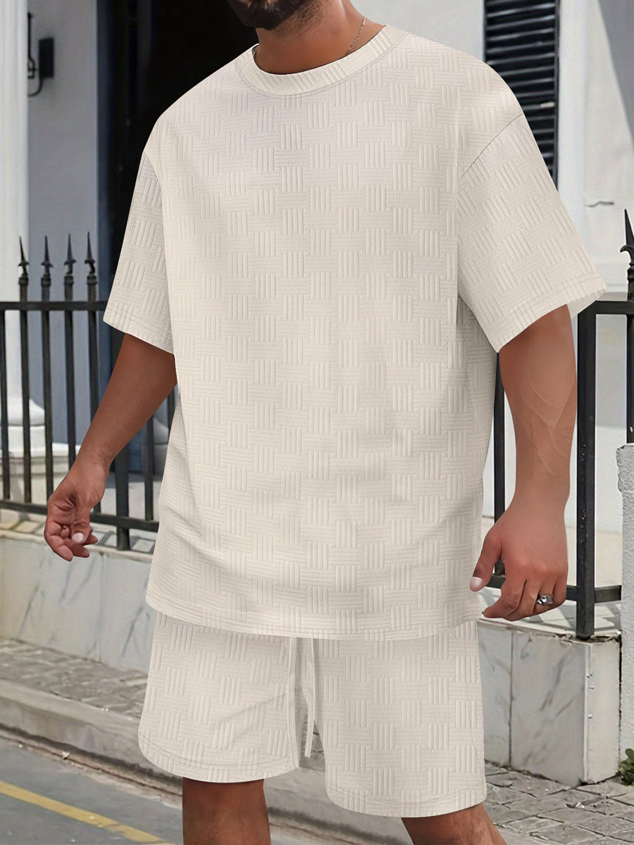 Men's Crewneck Casual Suit