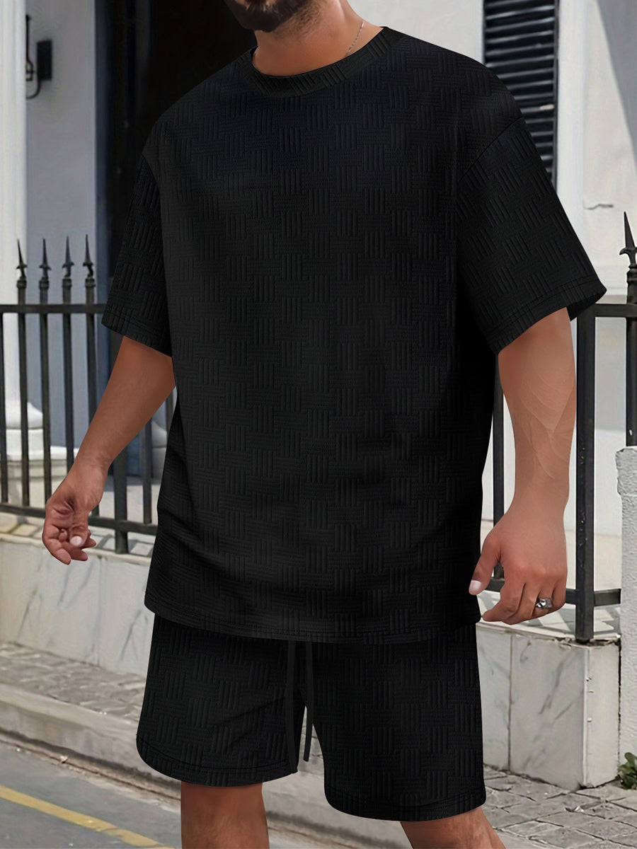 Men's Crewneck Casual Suit