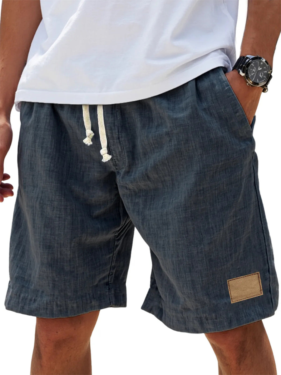 Men's Casual Linen Loose Vintage Shorts