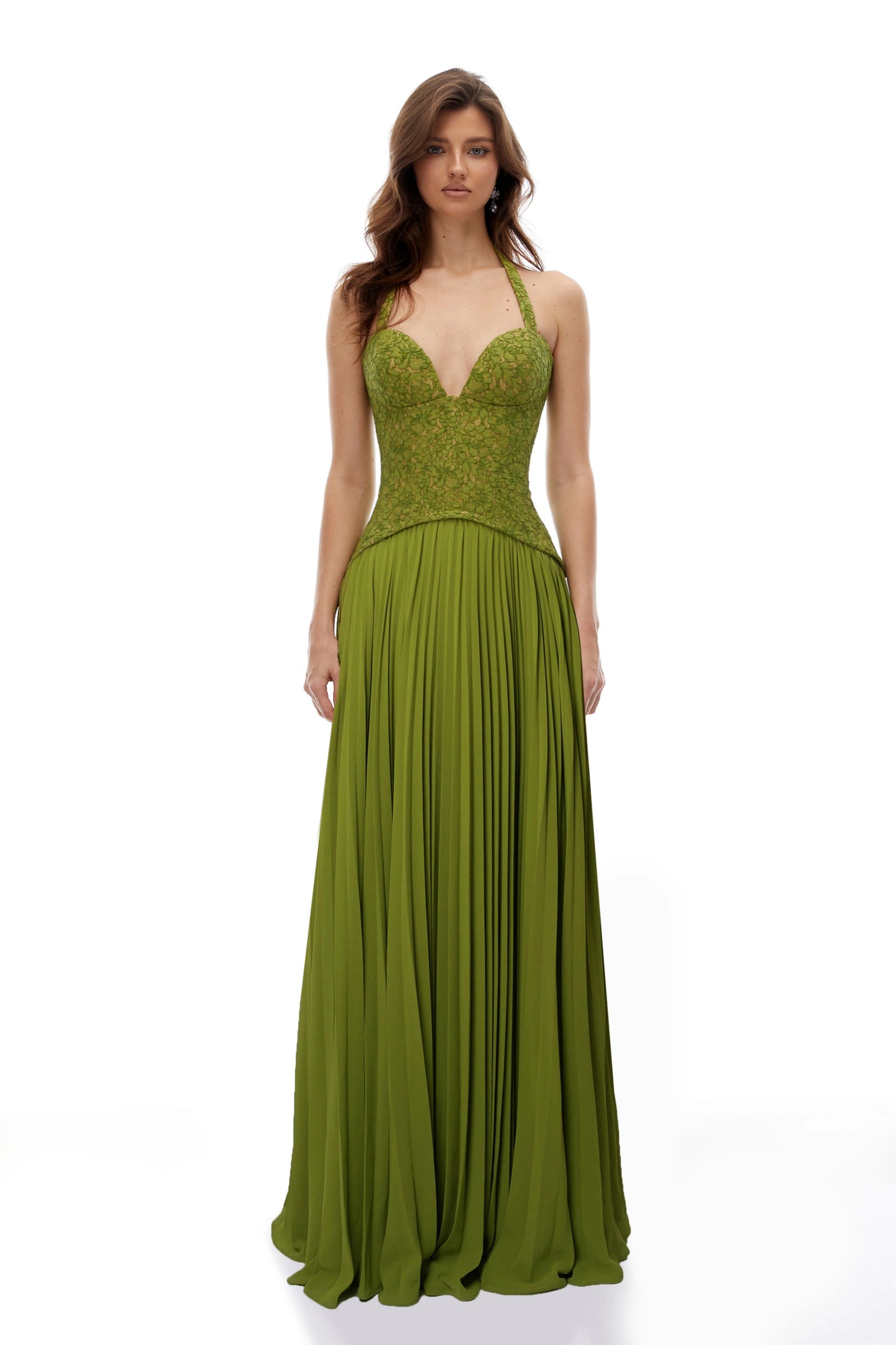 Emerald Corset Gown