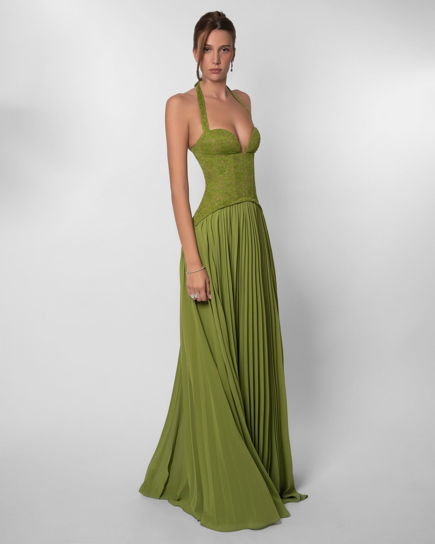 Emerald Corset Gown