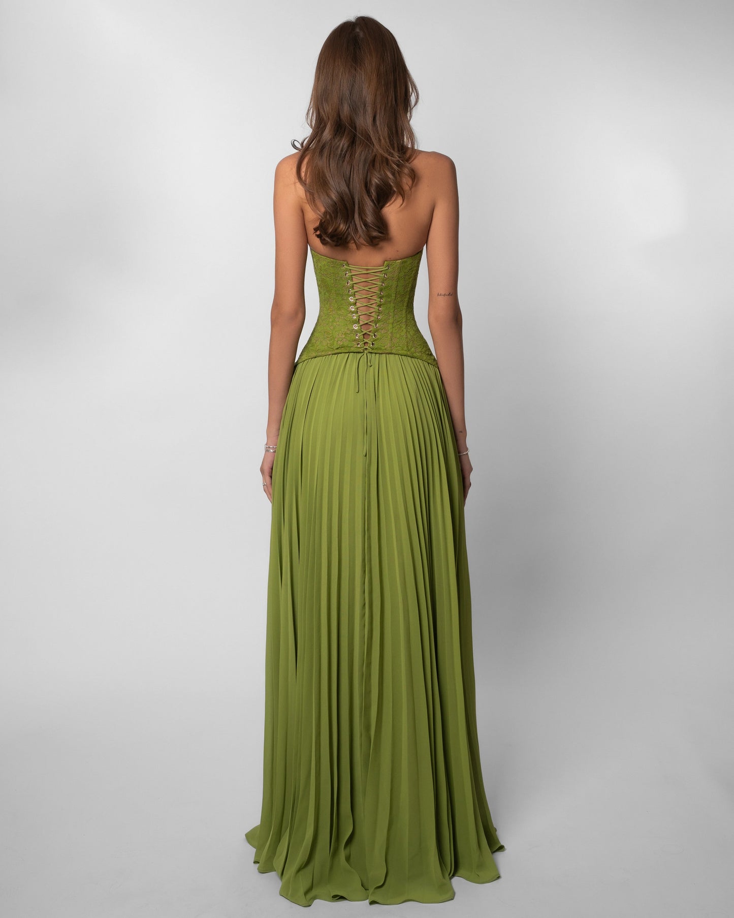Emerald Corset Gown